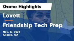 Lovett  vs Friendship Tech Prep Game Highlights - Nov. 27, 2021