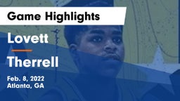 Lovett  vs Therrell  Game Highlights - Feb. 8, 2022
