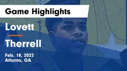 Lovett  vs Therrell  Game Highlights - Feb. 18, 2022