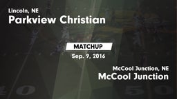 Matchup: Parkview Christian vs. McCool Junction  2016