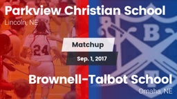 Matchup: Parkview Christian vs. Brownell-Talbot School 2017