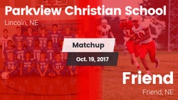 Matchup: Parkview Christian vs. Friend  2017