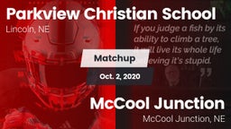 Matchup: Parkview Christian vs. McCool Junction  2020