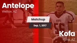 Matchup: Antelope vs. Kofa  2017