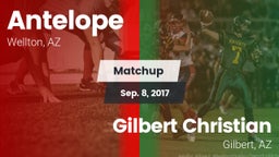 Matchup: Antelope vs. Gilbert Christian  2017