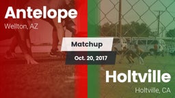 Matchup: Antelope vs. Holtville  2017