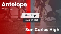 Matchup: Antelope vs. San Carlos High 2019