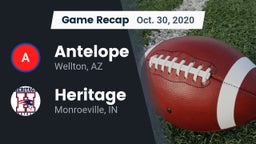 Recap: Antelope  vs. Heritage  2020