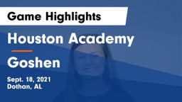 Houston Academy  vs Goshen Game Highlights - Sept. 18, 2021