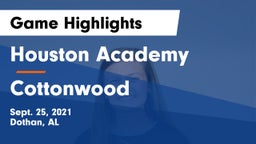 Houston Academy  vs Cottonwood Game Highlights - Sept. 25, 2021