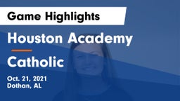 Houston Academy  vs Catholic Game Highlights - Oct. 21, 2021