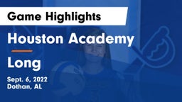 Houston Academy  vs Long  Game Highlights - Sept. 6, 2022