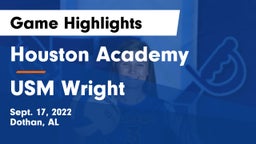 Houston Academy  vs USM Wright Game Highlights - Sept. 17, 2022