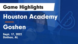 Houston Academy  vs Goshen Game Highlights - Sept. 17, 2022