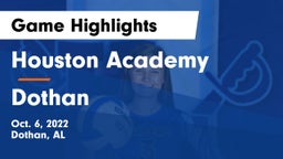 Houston Academy  vs Dothan  Game Highlights - Oct. 6, 2022