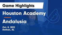 Houston Academy  vs Andalusia Game Highlights - Oct. 8, 2022