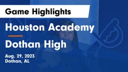 Houston Academy  vs Dothan High Game Highlights - Aug. 29, 2023