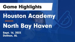 Houston Academy  vs North Bay Haven Game Highlights - Sept. 16, 2023