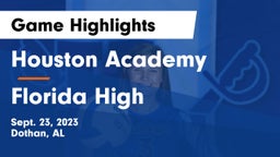 Houston Academy  vs Florida High Game Highlights - Sept. 23, 2023