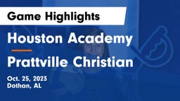 Houston Academy  vs Prattville Christian Game Highlights - Oct. 25, 2023
