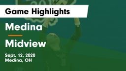 Medina  vs Midview  Game Highlights - Sept. 12, 2020