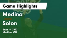 Medina  vs Solon  Game Highlights - Sept. 9, 2022