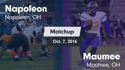 Matchup: Napoleon vs. Maumee  2016