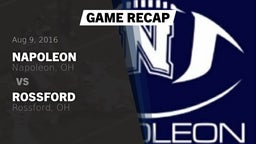 Recap: Napoleon vs. Rossford  2016