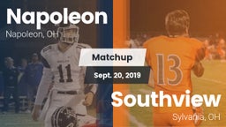 Matchup: Napoleon vs. Southview  2019