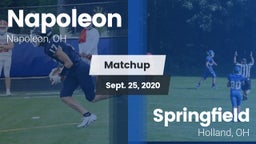Matchup: Napoleon vs. Springfield  2020