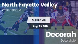 Matchup: North Fayette vs. Decorah  2017