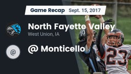 Recap: North Fayette Valley vs. @ Monticello 2017