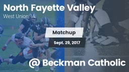 Matchup: North Fayette vs. @ Beckman Catholic 2017