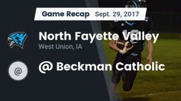 Recap: North Fayette Valley vs. @ Beckman Catholic 2017