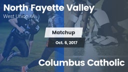 Matchup: North Fayette vs. Columbus Catholic 2017