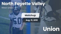 Matchup: North Fayette vs. Union 2018