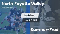 Matchup: North Fayette vs. Sumner-Fred 2018