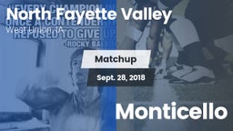 Matchup: North Fayette vs. Monticello 2018