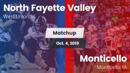 Matchup: North Fayette vs. Monticello  2019