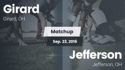Matchup: Girard vs. Jefferson  2016