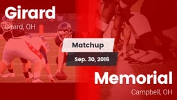 Matchup: Girard vs. Memorial  2016