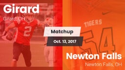 Matchup: Girard vs. Newton Falls  2017