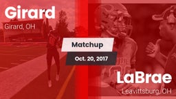 Matchup: Girard vs. LaBrae  2017