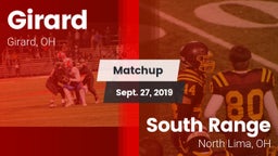 Matchup: Girard vs. South Range 2019