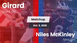 Matchup: Girard vs. Niles McKinley  2020