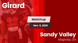Matchup: Girard vs. Sandy Valley  2020