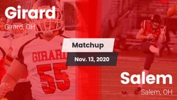 Matchup: Girard vs. Salem  2020