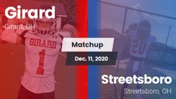 Matchup: Girard vs. Streetsboro  2020