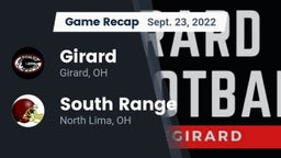 Recap: Girard  vs. South Range 2022