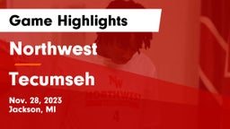 Northwest  vs Tecumseh  Game Highlights - Nov. 28, 2023